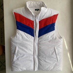 Malbon Golf & Ski Puffer Vest Sz M